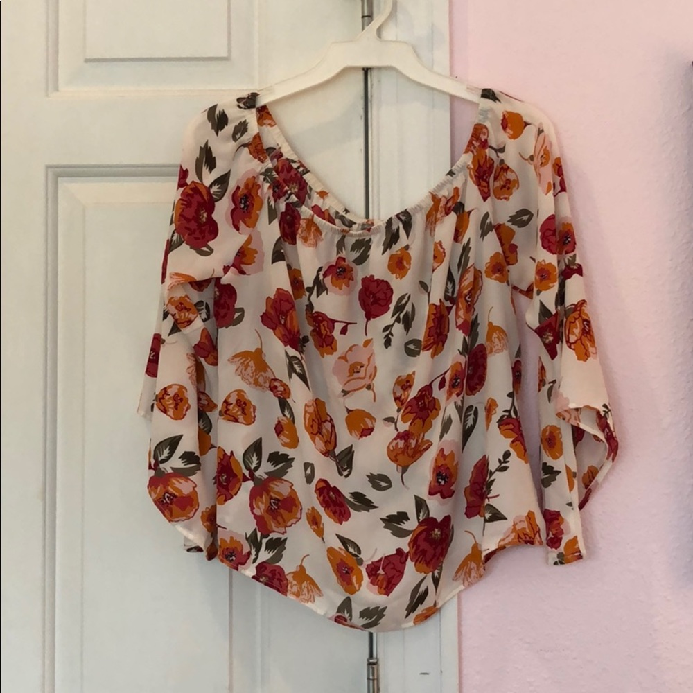 Floral top.